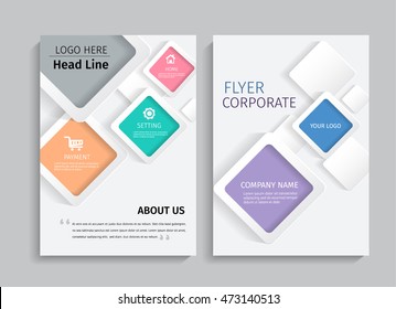 Vector form annual report leaflet Brochure Flyer template A4 size design.
Modern style for book cover magazine layout design, Abstract geometric background,presentation templates.