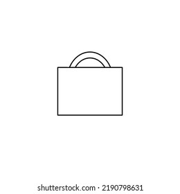 image vectorielle sous la forme d'un logo de sac ou de sac