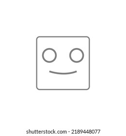 a vector in the form of black and white emoticons