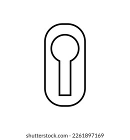 a vector in the form of an icon to enter the key