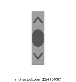 a vector in the form of an icon for scrolling