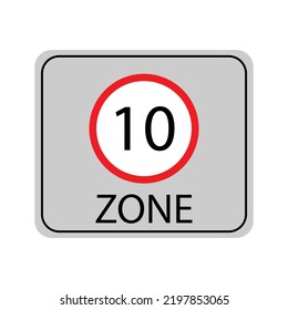 a vector in the form of an icon or symbol of a traffic sign
