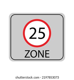 a vector in the form of an icon or symbol of a traffic sign