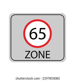 a vector in the form of an icon or symbol of a traffic sign