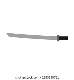 a vector in the form of a katana