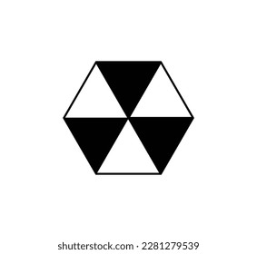 a vector in the form of a logo shape
