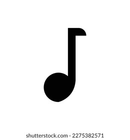 un vector en forma de icono de tono de música