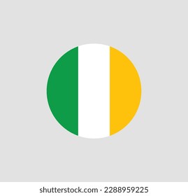 a vector in the form of the Republic Irlandia flag