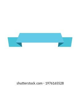 Vector in the form of ribbon, EPS 10, ribbon for writing, text ribbon.