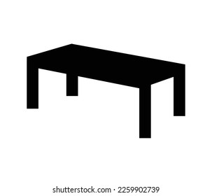 a vector in the form of a table icon