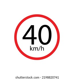 a vector in the form of a traffic sign