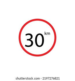 a vector in the form of a traffic sign symbol