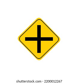 un vector en forma de símbolo o logotipo de señalización de tráfico