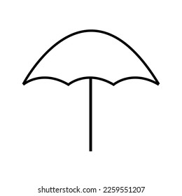 a vector in the form of an umbrella icon