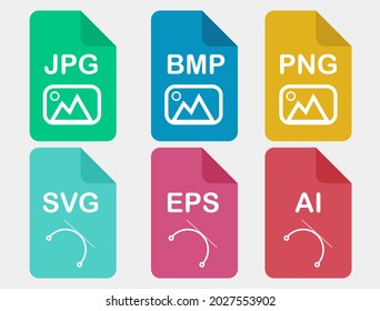 Vector format icons
image files such as: jpg, bmp, png, svg, eps, ai.