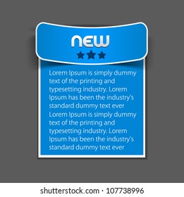 Vector formation banner design element.