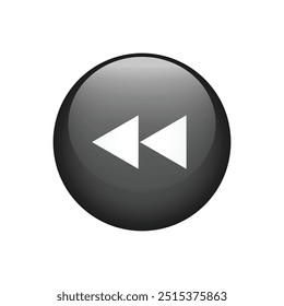 Vector forward button icon on white Background.