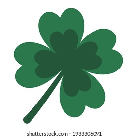 vector four leaf clover for good luck