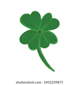 vector four leave clover representing the luck