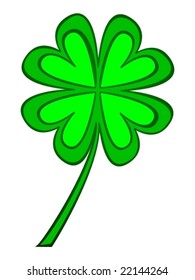 Vector of a four-leaf clover