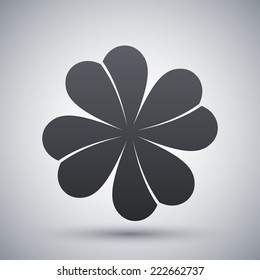 Vector four-leaf clover icon