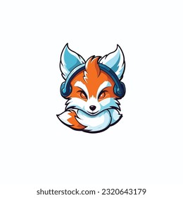 A Vector Fox art, Logo in fox
