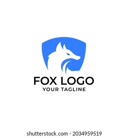 Vector of fox design on white background. Foxs logos or icons. Easy editable layered vector illustration. Wild Animals.