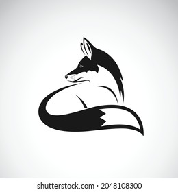 Vector of a fox design on white background. Easy editable layered vector illustration. Wild Animals.