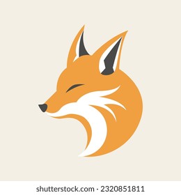 vector of fox design on white background fox logo or icon. easily editable layered vector illustration wild animal