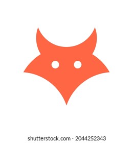 Fox vectorial en estilo de relación dorada