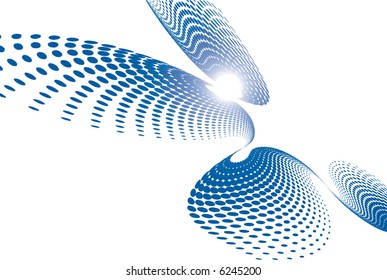 Vector fractal background #4