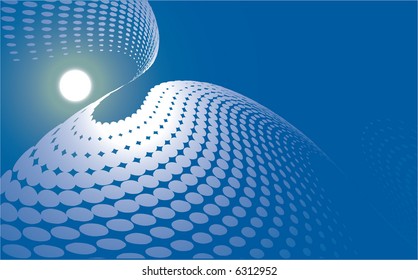 Plano de fundo fractal do vetor #5
