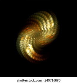 vector fractal cold braiding chain