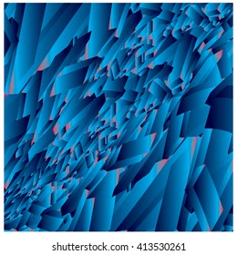 Vector fractal colorful random shape background pattern 