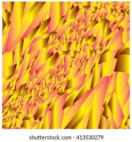 Vector fractal colorful random shape background pattern 