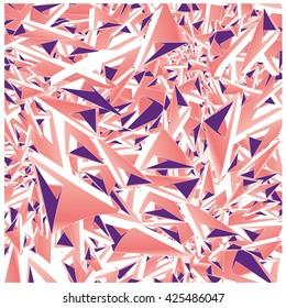 Vector fractal colorful random shape background pattern