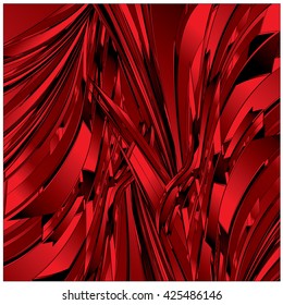 Vector fractal colorful random shape background pattern
