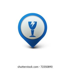 vector fragile web icon design element.