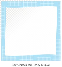 vector frame with abstract grid