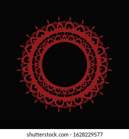 Vector Frame abstract Ornament circle shaped