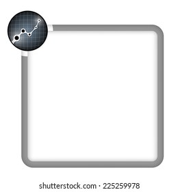 vector frame for any text with diagram