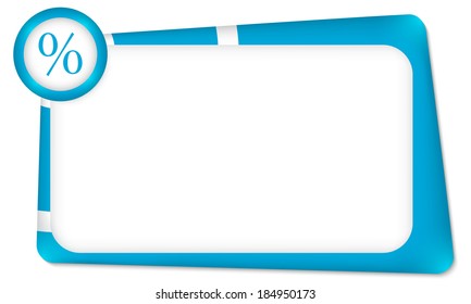 vector frame for any text with percent sign