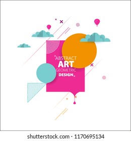 Vector frame Art graphics for hipsters . dynamic frame stylish geometric black background . element for design business cards, invitations, gift cards, flyers brochures