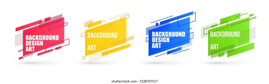 Vector frame Art graphics for hipsters . dynamic frame stylish geometric background . element for design business cards, invitations, gift cards, flyers brochures. 