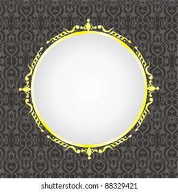 Vector frame background pattern