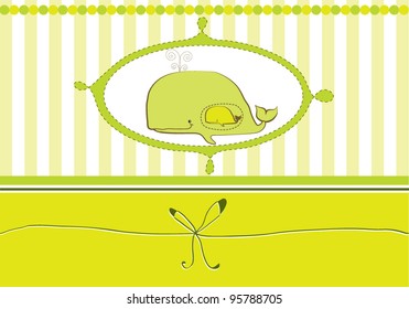 Vector frame for a Birthday or Baby Shower invitation
