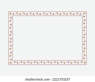 Vector frame or border design template