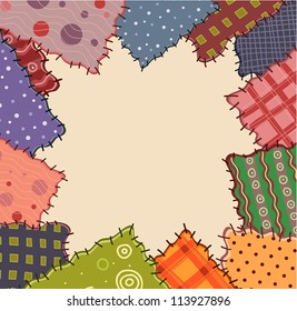 Vector Frame Bright Patches On Light Stock Vector (Royalty Free ...