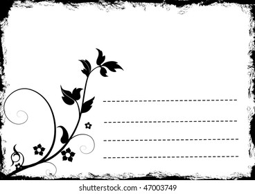 vector frame card