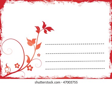 vector frame card